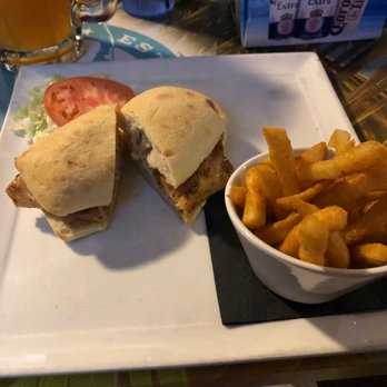 Beach House Bar & Grill - Blackened Grouper Sandwich - Bars Near Me - Myrtle Beach, South Carolina