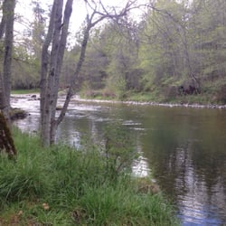 Jackson Campground - Pretty view of the Applegate River at Jackson Campground.