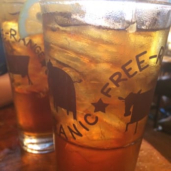 Bareburger - Cobble Hill - Peach infused Ice Tea no sugar - Burgers Near Me - Brooklyn, New York