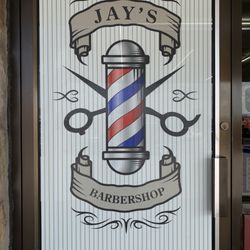 Jays Barber Shop - This is our door front!