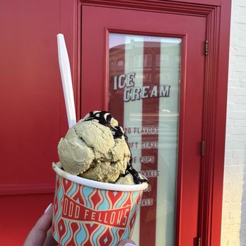 OddFellows - Pistachio with hot fudge! - Ice Cream & Frozen Yogurt Near Me - Montclair, New Jersey OddFellows - Pistachio with hot fudge! - Ice Cream & Frozen Yogurt Near Me - Montclair, New Jersey