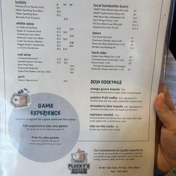 Plucky’s Cafe - Menu - Cafes Near Me - Burlingame, California Plucky’s Cafe - Menu - Cafes Near Me - Burlingame, California