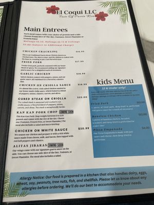 Menu photo 5 El Coqui Callaway, MD Menu photo 5 El Coqui Callaway, MD