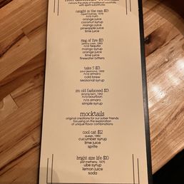 Non alcoholic drinks and mocktail menu as of 02/2026 Non alcoholic drinks and mocktail menu as of 02/2026