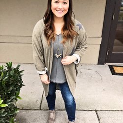 Olive Vines Boutique - Star Print Cardigan