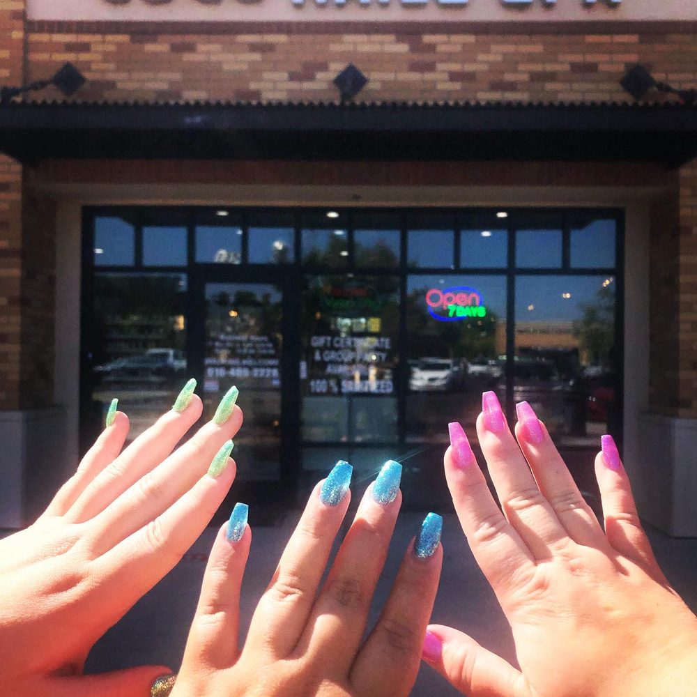 Coco Nails Spa - Power Puff Girl vibes - Nail Salons Near Me - Lincoln, California