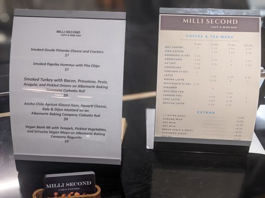 Menu photo 2 Milli Second Café & Wine Bar Charlottesville, VA Menu photo 2 Milli Second Café & Wine Bar Charlottesville, VA