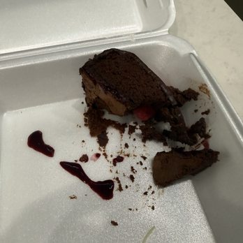 Fig's Steakhouse - $12 slice of chocolate cake from Fig's Steakhouse in Tool, Texas. - Steakhouses Near Me - Tool, Texas