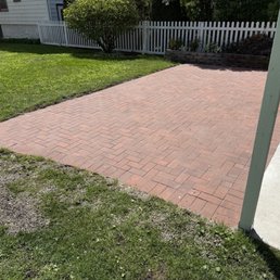 New patio. New patio.