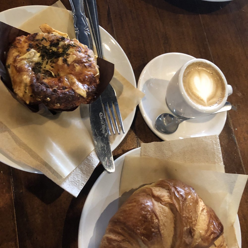 Roasting Buddies - 4 cheese brio, croissant, macchiato - Coffee & Tea Near Me - Pembroke Pines, Florida