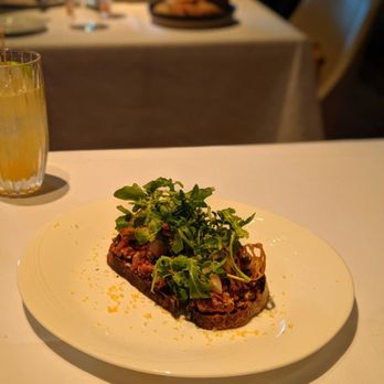 Elisa - smoked bison tartare - Steakhouses Near Me - Vancouver, British Columbia