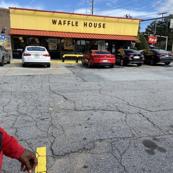 Waffle House - waffle house in the background - Breakfast & Brunch Near Me - Atlanta, Georgia