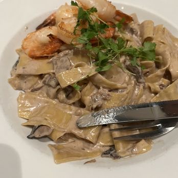 Bottega Italia - Mushroom pasta with shrimp - Pizza Near Me - Temecula, California