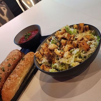 Moon Pie Pizza & Patio - Cesar salad and breadsticks - Bars Near Me - Phoenix, Arizona
