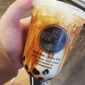 FAN TEA - Brown sugar with tapioca - Bubble Tea Near Me - Cologne, NW