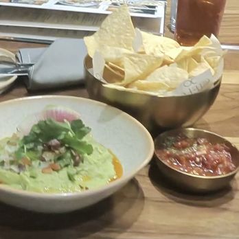 Cielo Mexican Kitchen and Tequila - Guacamole which is plain smashed avocados with a pinch of pico & cilantro on top drizzled with an oil - Mexican Near Me - Summerville, South Carolina Cielo Mexican Kitchen and Tequila - Guacamole which is plain smashed avocados with a pinch of pico & cilantro on top drizzled with an oil - Mexican Near Me - Summerville, South Carolina