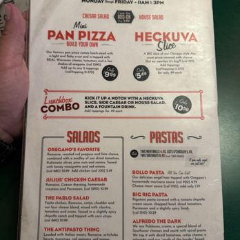 Oregano's - Menu - Pizza Near Me - Queen Creek, Arizona Oregano's - Menu - Pizza Near Me - Queen Creek, Arizona