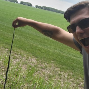 Ground Control Maintenance - Relocating a garden snake, so we don't  to make scrambled snake with the rider. - Snow Removal Near Me - Fort Saskatchewan, Alberta