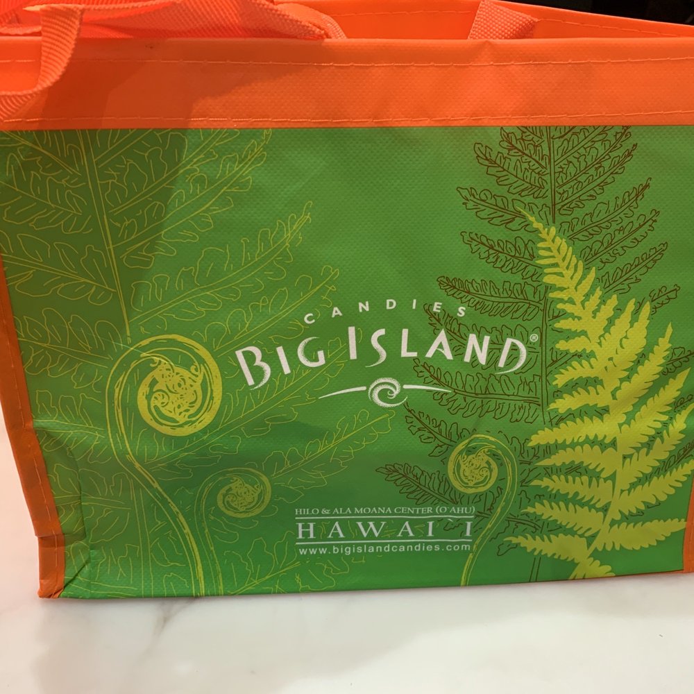 Big Island Candies - First bag charge is $.15 with purchase and after is $1.00/bag if you need more. - Chocolatiers & Shops Near Me - Honolulu, Hawaii