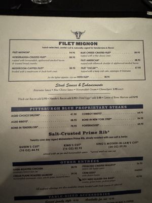 Menu photo 1 Pittsburgh Blue Rochester, MN Menu photo 1 Pittsburgh Blue Rochester, MN