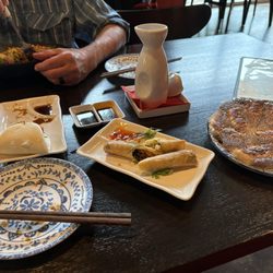 Feast - Artisan Dumpling and Tea House - Tofu bun, spring rolls, fried wontons