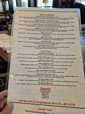 Menu photo 6 Cafe Nova Saint Louis, MO