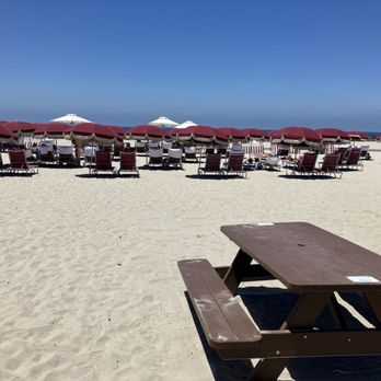 Hotel del Coronado, Curio Collection by Hilton - Bench where you can eat your fish tacos outside! Great view. - Coronado, CA
