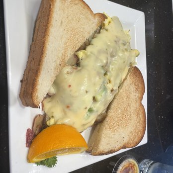 Keke's Breakfast Cafe - It's called a scramble bowl haha more like scrambled eggs with cheese sliced on top. - Breakfast & Brunch Near Me - Wesley Chapel, Florida Keke's Breakfast Cafe - It's called a scramble bowl haha more like scrambled eggs with cheese sliced on top. - Breakfast & Brunch Near Me - Wesley Chapel, Florida