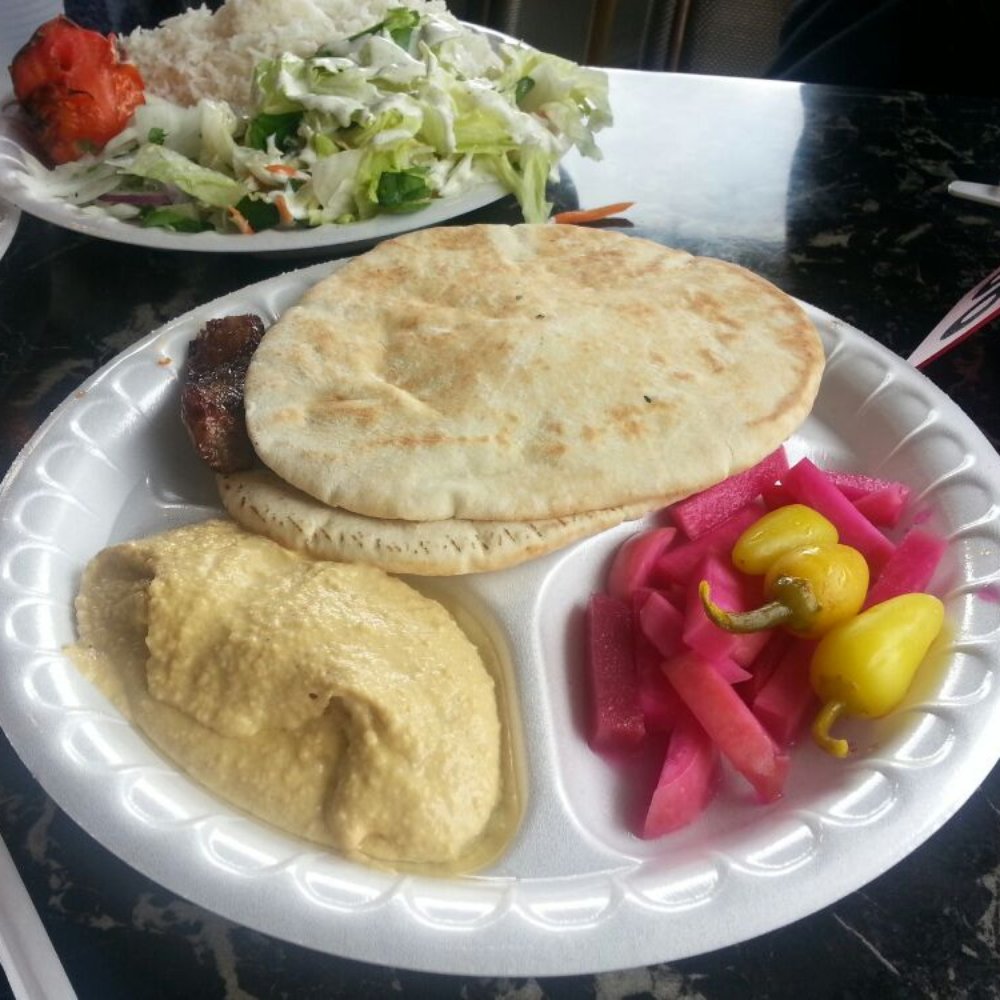 Kabab Way - Beef shish hummus plate - Middle Eastern Near Me - Glendale, California Kabab Way - Beef shish hummus plate - Middle Eastern Near Me - Glendale, California