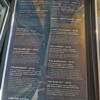 The Buena Viking - Menu - Comfort Food Near Me - Buena Vista, Colorado