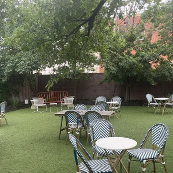 Union Merchant - The back patio - Wine Bars Near Me - Georgetown, Texas