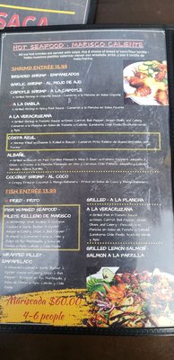 Menu photo 3 La Resaca Calexico, CA