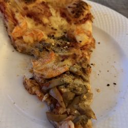 Napoli's Pizza Restaurant - Shrimp, olives and mushrooms
