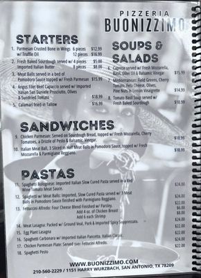 Menu photo 4 Pizzería Buonizzimo San Antonio, TX Menu photo 4 Pizzería Buonizzimo San Antonio, TX