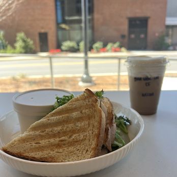 The Seed - Golden Latch Latte & Hickory Smoked Turkey Swiss w/soup - Coffee & Tea Near Me - Columbus, Georgia