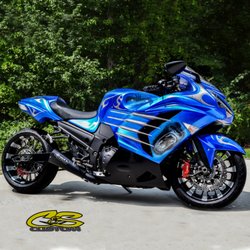 C & S Custom - Wide Tire Kit for a Kawasaki ZX-14
