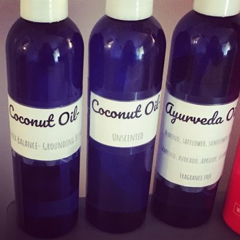Breeze Massage Therapy - Our three main oils that we use that clients can choose from for no extra charge. Not pictured is grape seed oil and nut free oil. - Massage Therapy Near Me - Manson, Washington
