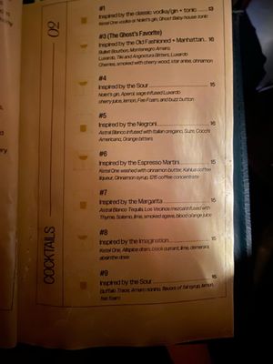 Menu photo 4 Ghost Baby Over-the-Rhine, OH