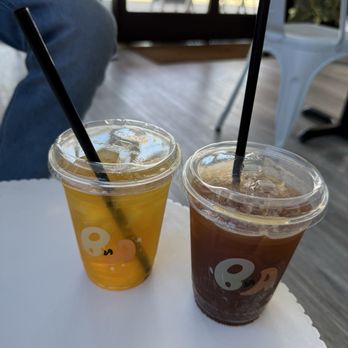 Before n After - Ice Green Tea, Jeju Tangerine Espresso Tonic - Coffee & Tea Near Me - La Palma, California