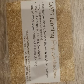 OATS Tanning - Prepare for your oats tan - Spray Tanning Near Me - Pasadena, California OATS Tanning - Prepare for your oats tan - Spray Tanning Near Me - Pasadena, California