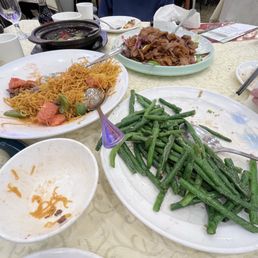 Near the end of our lunch! ;)