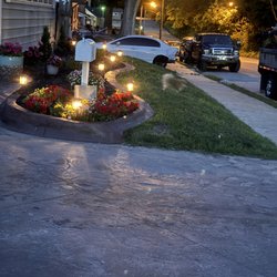 TCB Concrete Construction - flower bed edge