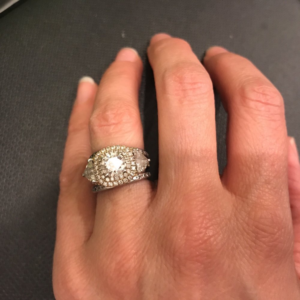 Mark Edward Private Jeweller - My beautiful Mark Edward ring, set with my grandmothers center diamond. - Jewelry Near Me - Omaha, Nebraska Mark Edward Private Jeweller - My beautiful Mark Edward ring, set with my grandmothers center diamond. - Jewelry Near Me - Omaha, Nebraska
