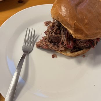 Phat Daddy's BBQ - Beef Brisket Sandwich (half pound, huge) - Caterers Near Me - Bloomington, Indiana