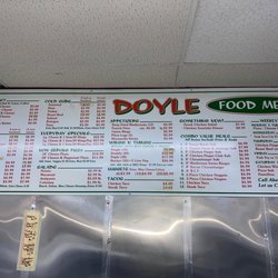 Doyle's Ny Style Italian Deli - Menu