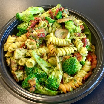 Fresh Millions Restaurant - Hot Chicken Bowl with Basil Pesto Sauce on Spinach and Pasta - Sandwiches Near Me - Dublin, California Fresh Millions Restaurant - Hot Chicken Bowl with Basil Pesto Sauce on Spinach and Pasta - Sandwiches Near Me - Dublin, California