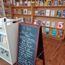 A Novel Idea Book Parlor - Admiring our entryway