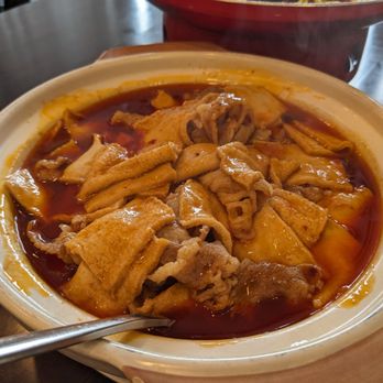 Szechuan Spicy Bay - Golden soup Bean curd with fatty beef - not bad - Szechuan Near Me - Alhambra, California Szechuan Spicy Bay - Golden soup Bean curd with fatty beef - not bad - Szechuan Near Me - Alhambra, California