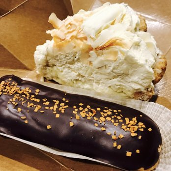 Dahlia Bakery - Eclair and coconut cream pie - Bakeries Near Me - Seattle, Washington Dahlia Bakery - Eclair and coconut cream pie - Bakeries Near Me - Seattle, Washington