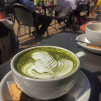 Tryst - Matcha green tea latte - Lounges Near Me - Washington, DC, District of Columbia